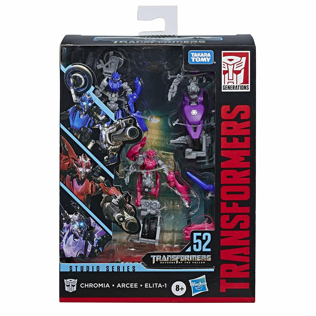 Transformers Studio Series ~ ARCEE, CHROMIA, ELITA-1 FIGURES