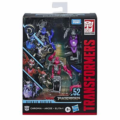 Transformers Studio Series ~ ARCEE, CHROMIA, ELITA-1 FIGURES #52
