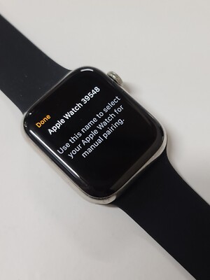 Apple Watch Series 5 HERMES, 44mm,GPS +LTE, Silver :SW141 | eBay