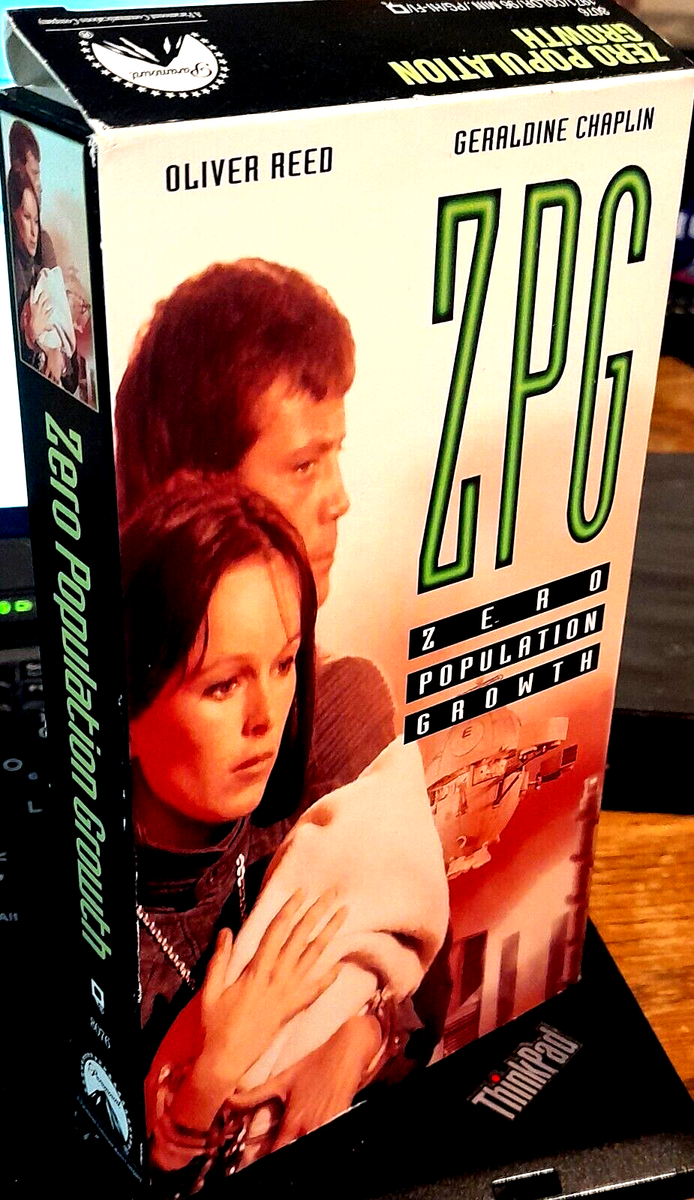 vhs ZPG Zero Population Growth 1972/1993 Paramount Oliver