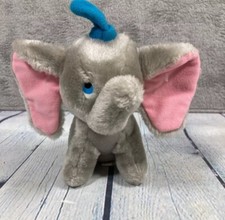 Vtg Walt Disney DUMBO Elephant Plush Stuffed Animal Toy 8" T / Animated Classic