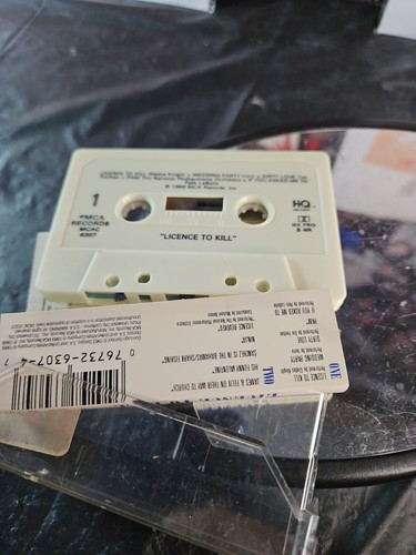 Licence To Kill Soundtrack Cassette Tape Hype Sticker James Bond 007 - Bild 5 von 5