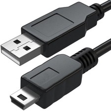 USB A to Mini 5pin Male Data Sync Charger Cable for GPS Camera PS3 MP4 Speakers