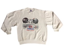 Vintage 1999 Nokia Sugar Bowl ATM Ohio State Russell Athletic Sweatshirt Large
