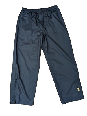 Helly Hansen Size XL Mens Black Tech Waterproof Breathable Rain Pants