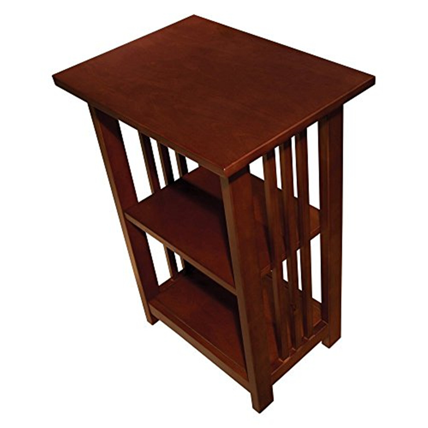 Bolton Furniture AMIA0260 Mission 2 Shelf End Table Cherry 848595003569