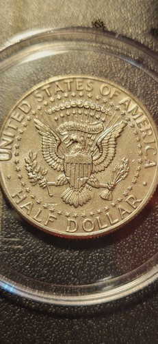 1989 D Kennedy Half Dollar DDO DDR Two Bag Marks, Bump Under Eye Multiple Errors - Picture 13 of 16