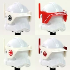Clone Army Customs DETAIL VISOR for SW Minifigures -Pick Color! P2, RP2, OR