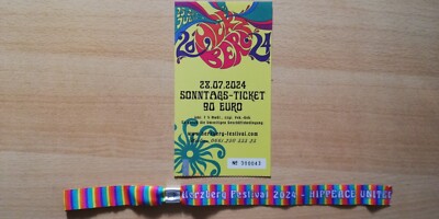 Nick Mason 28.7.2024 Herzberg Festival Konzert Sammlerticket + Einlass Armband