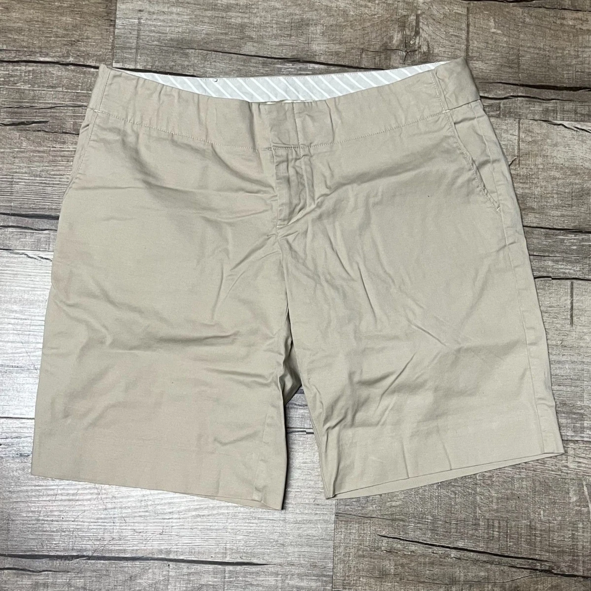 Khaki uniform shorts womens sale