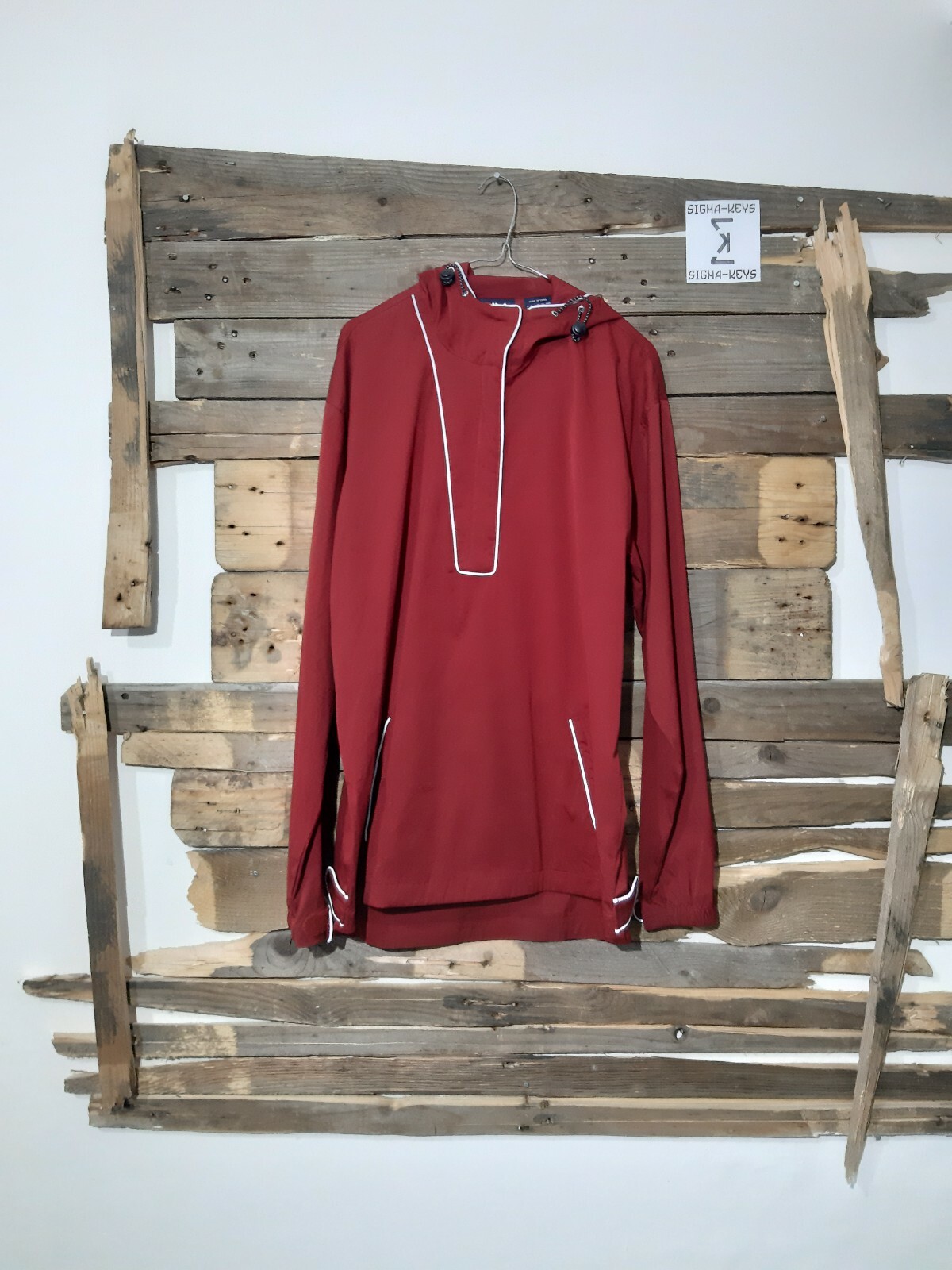 FILA GIUBBOTTO GIUBBINO CAPPOTTO GIACCHE LONG JACKET UOMO MAN BORDAUX 50 A897