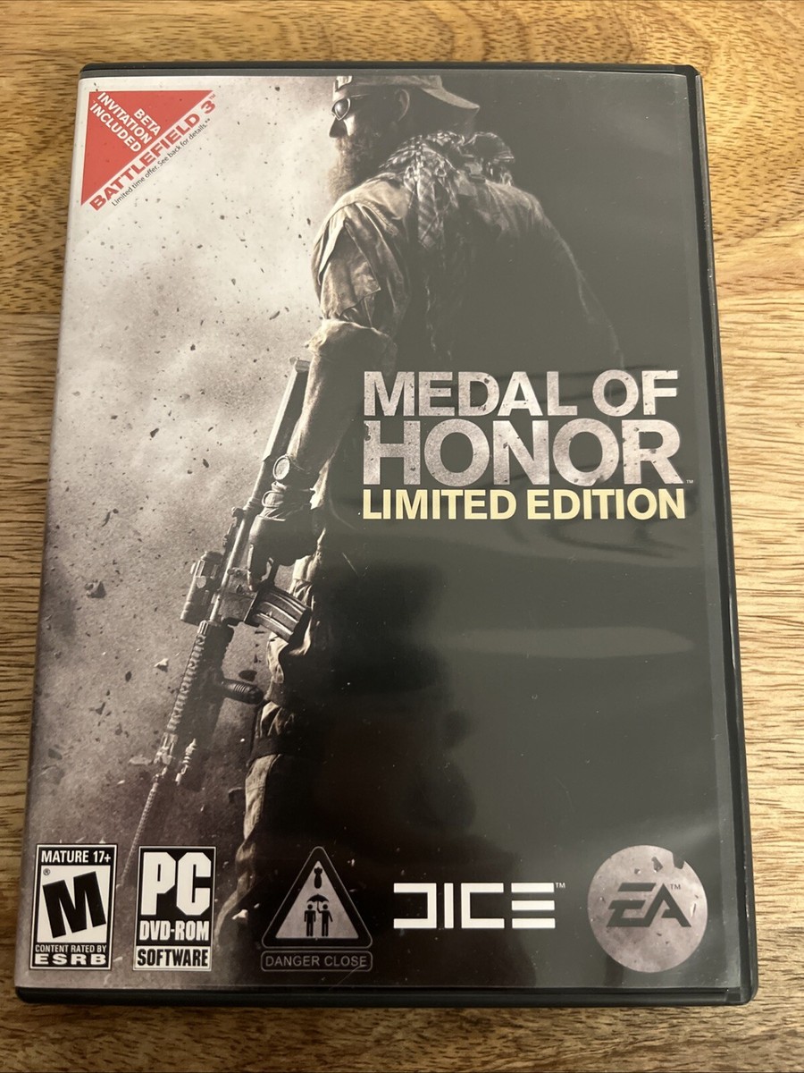 Medal Of Honor Limited Edition Video Game Pc Cd-ROM M-Mature