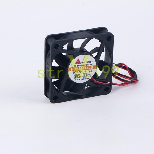 ONE NEW Y.S.TECH 6015 FD126015LB DC12V 0.14A 6CM silent cooling fan - Picture 7 of 13