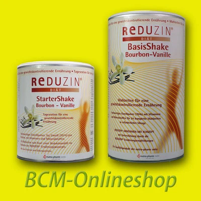 * BCM Onlineshop * 1 x Start + 1 x REDUZIN BasisKost Diät Shake - 25 Portionen