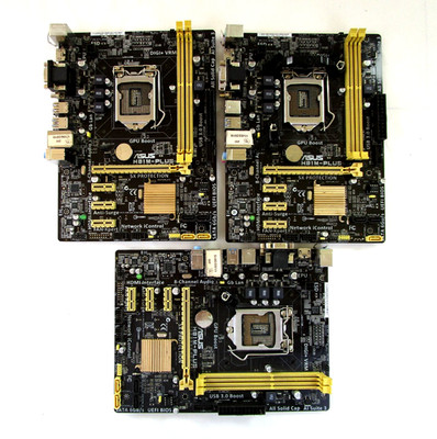 3x ASUS H81M-PLUS, DDR3, Intel Mainboard ,Sockel 1150 ungeprüft, als Set