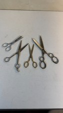 Vintage Assorted Professional Hair Cutting Scissors Lot of 4