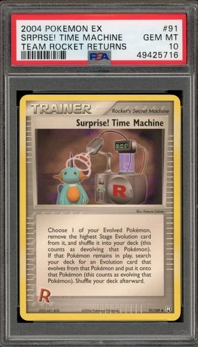 Pokemon Surprise! Time Machine EX Team Rocket Returns #91 PSA 10 Gem Mint