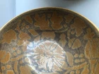 KASHMIR by RED WING Pottery VEGETABLE BOWL Metallic Glaze on bottom