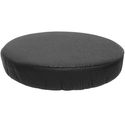 Round Stool Cover Black Slip Resistant Comfortable Protector - Foto 6 di 12