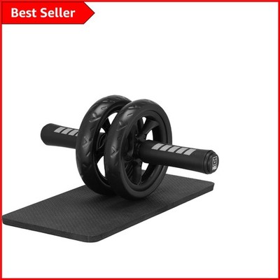 Bauchtrainer mit dicker Kniematte - perfekt für Heimfitnessstudios & gezieltes Bauchtraining