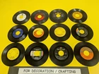 FOR DECOR: LOT OF 12 ROCK 7" 45 VINYL RECORDS Beatles Yardbirds Who Animals Box