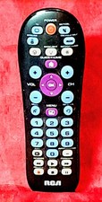 Control remoto universal RCA 4 dispositivos RCR414BHE TV DVD CBL SAT buscador automático de códigos