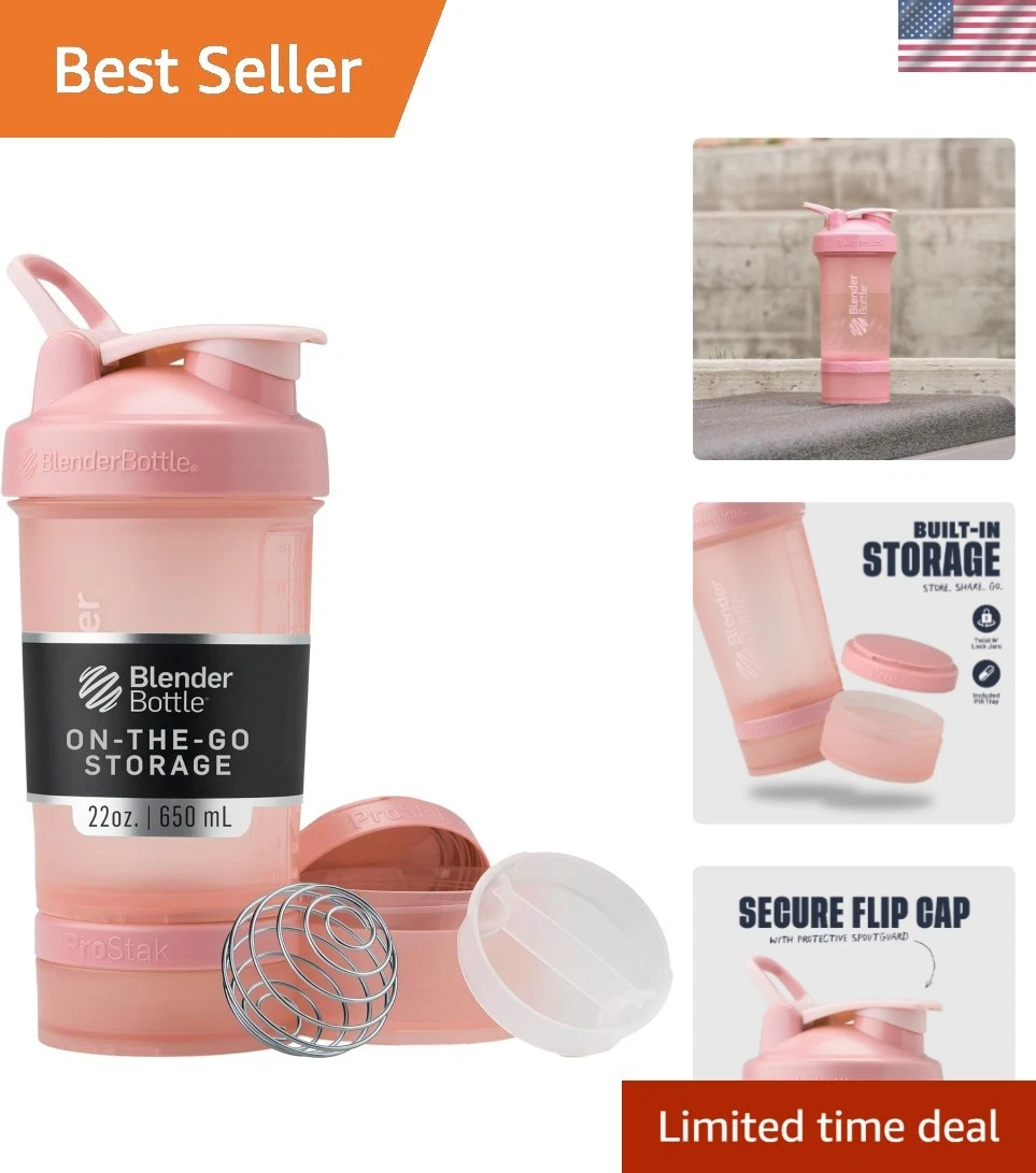 Shaker Bottle with Pill Organizer and Storage for Protein Powder, Classic V2 ...
Opens in a new wind