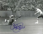 Signed 8x10 CHARLIE SANDERS "HOF 02" DETROIT LIONS Autographed photo - w/COA
