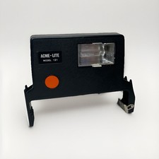 Acme-Lite Model 131 flash unit for cameras VINTAGE PRONTO ONE STEP TESTED 