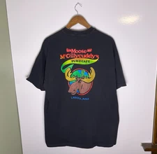Vtg 90s Moose McGillycuddy Pub Maui Hawaii Single Stitch T-Shirt Size XL
