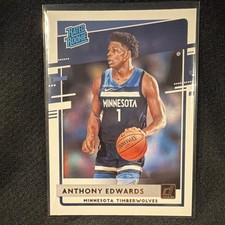 Panini Donruss 2020-21 Rated Rookie #201 Anthony Edwards Basketball NBA