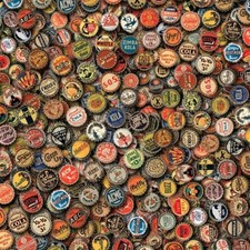 Vintage Soda Bottle Caps 22 - 16" x 48" Hydrographic Film Hydro Dipping