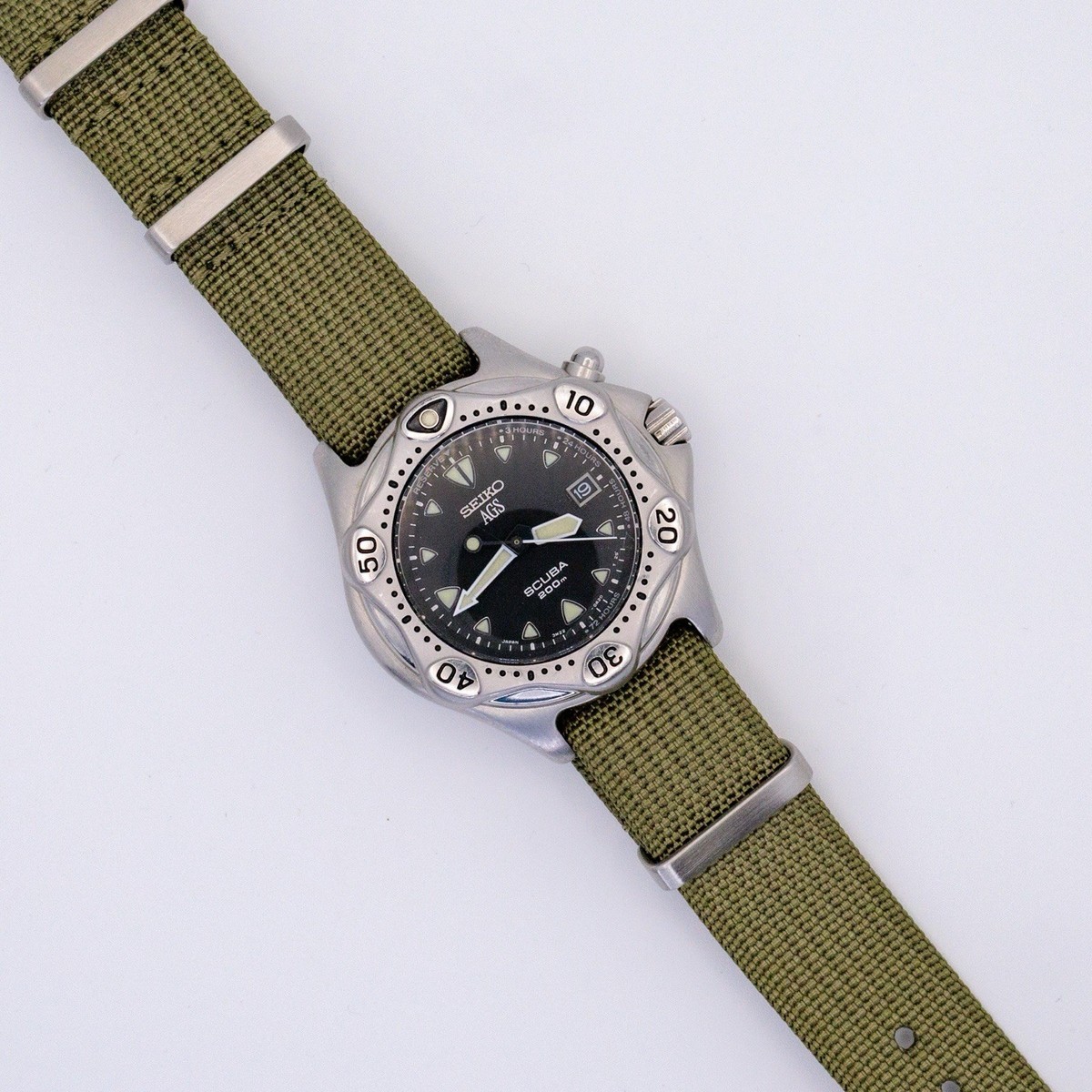 AGS Seiko - Yahoo!オークション 「seiko Kinetic Import 3M22-0A20 