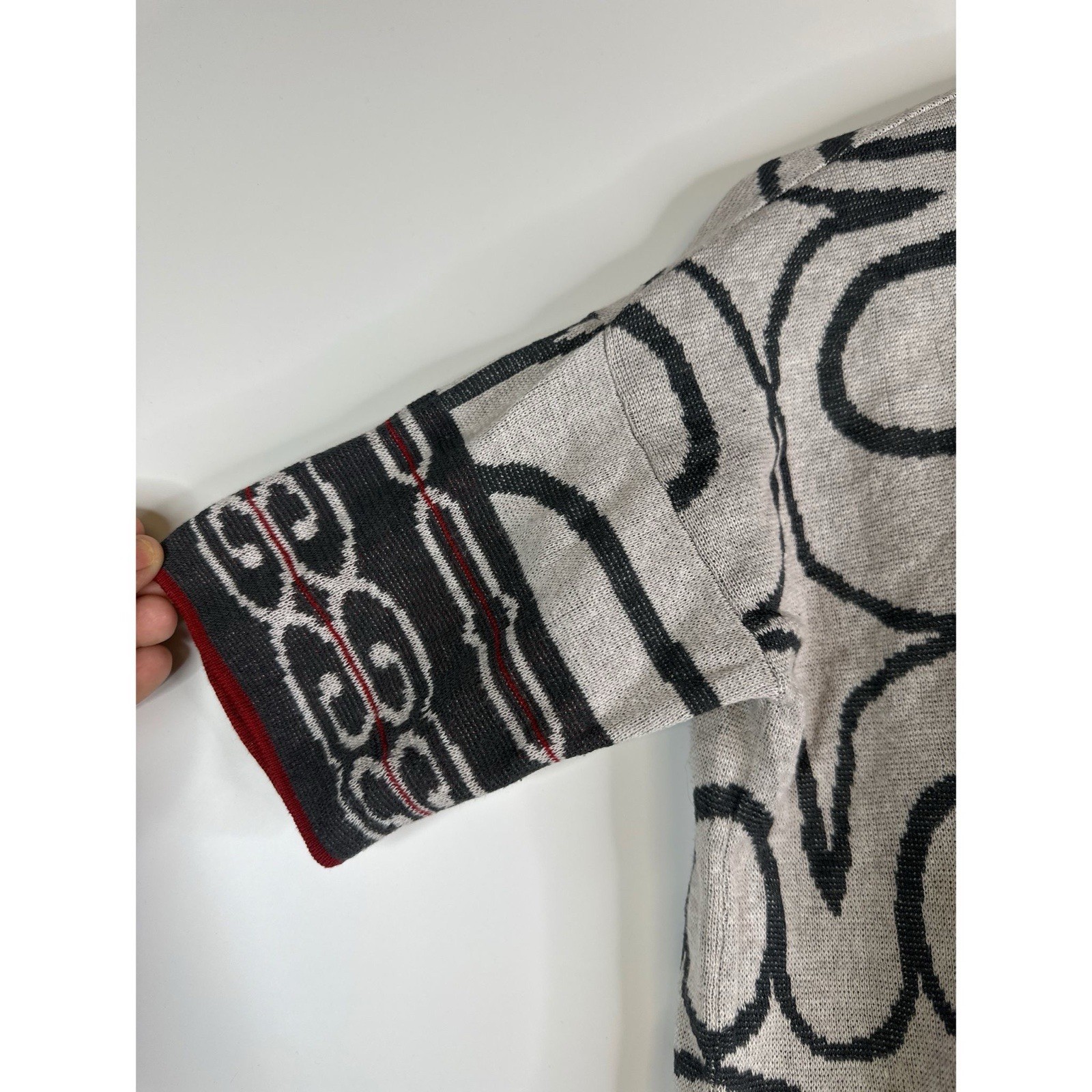 Peruvian Connection Abstract Oversized Tunic Swea… - image 4