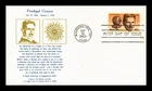 US COVER NIKOLA TESLA INVENTORS FDC PRODIGAL GENIUS THERMOGRAPHED CACHET