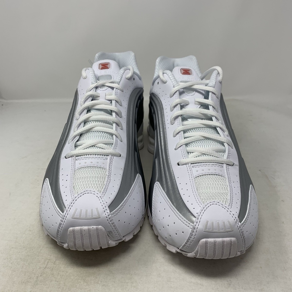 Size 13 - Nike Shox R4 2024 White Metallic Silver for sale online