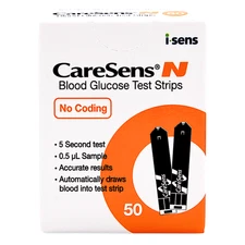CareSens N Test Strips - 50 Diabetic Test Strips | Authorized Seller (01-2027)