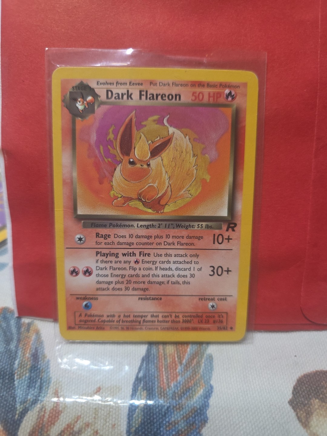 Dark Flareon 35/82 Team Rocket Regular