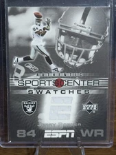 2005 Upper Deck ESPN - Sportscenter Swatches Jerry Porter #SCS-JE (MEM)