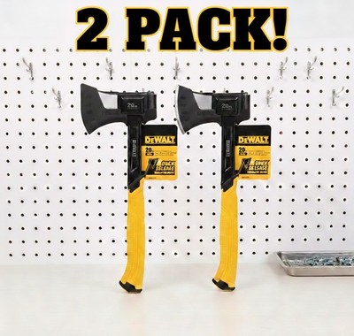 2 Pack - DEWALT 20 oz. Steel Campers Axe with 11-3/4 in. Handle - DWHT51387