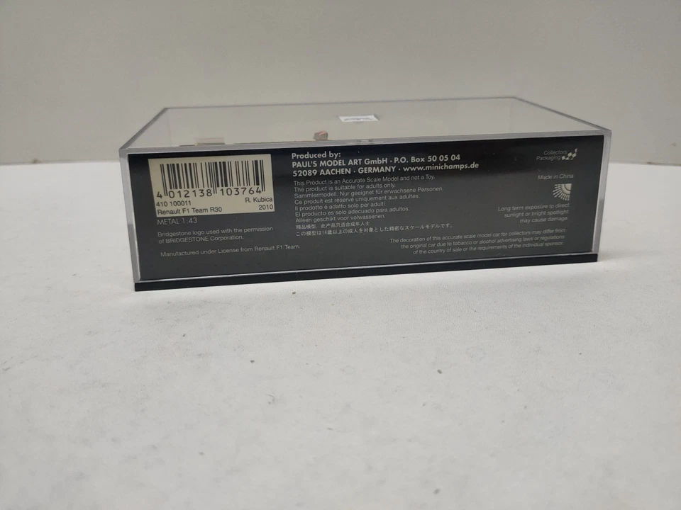 Renault R30 Kubica 2010 1/43 Minichamps - Photo 4/4