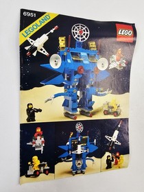 Lego Legoland 6951 Space Robot Illustrated  Instruction Manual Only 1984 Vtg