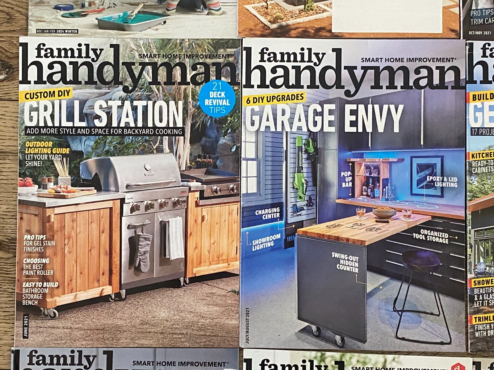 Family Handyman Magazine 2017 - 2024 Lot of 25 DIY Home Garden Renovations