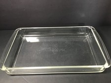 Pyrex 233 3 Qt Clear Glass Rectangular Baking Dish 13 x 9 made in USA