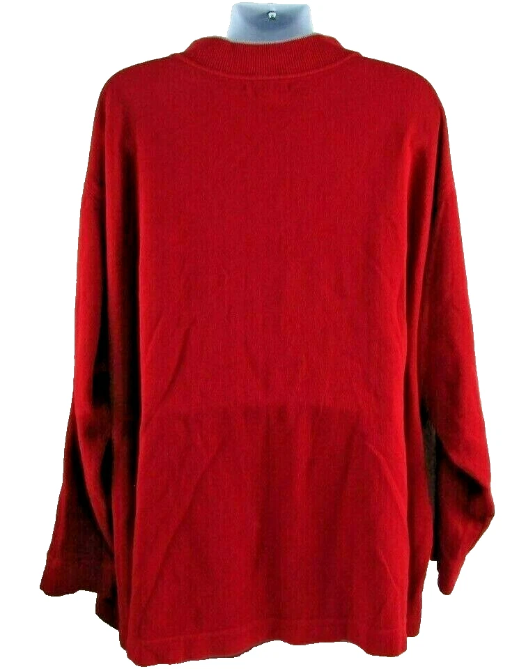 Cutter & Buck Men's 5XB Red Sweater Pullover - Image 2 of 3
