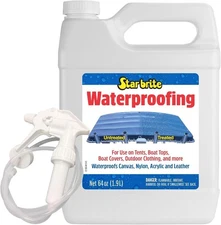 Waterproofing Spray Waterproofer Stain Repellent UV Protection for Boat Covers