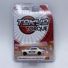 Greenlight Tokyo Torque Series 7 1971 Nissan Skyline 2000 GT-R 1:64 Diecast