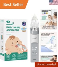 Powerful Baby Nose Sucker with 3 Suction Levels and USB-C Rechargeable Design
