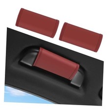 2PCS Car Door Handle Protector for Inner Grip,Inner Door Handle Cover with Red