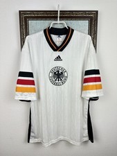 Vintage 90's Adidas Germany Football White Shirt Soccer Jersey Mens Trikot Sz XL